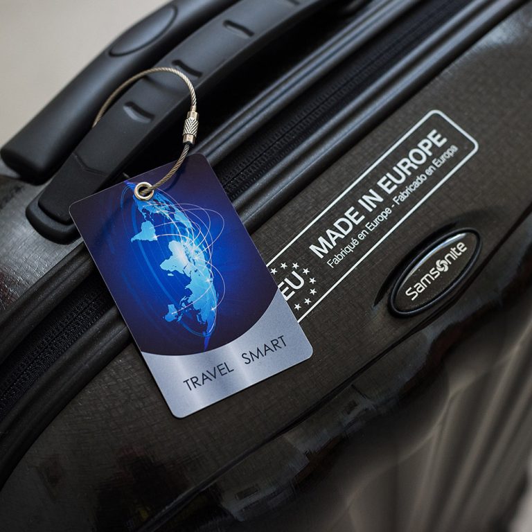 Smart Luggage Tags with Itinerary Feature SuperSmartTag