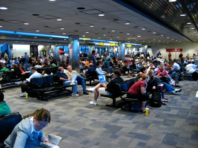 People Waiting Arrivals Area Grand Incheon International Airport ICN Seoul  South Korea Stock Photo - Alamy